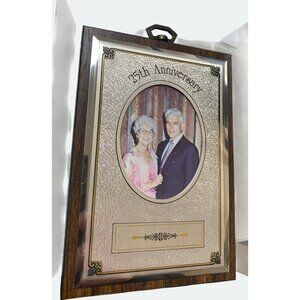 25th Anniversary Picture Frame With Adjustable Hanging System By Quinn Jewelers